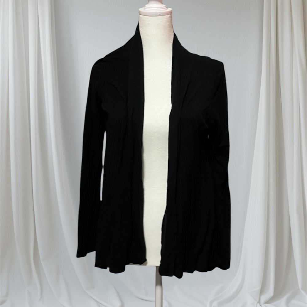 ((ITEM SOLD))‼️‼️Black Open Front Cardigan Sweater